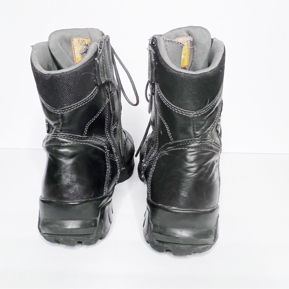 Harley Davidson Black Leather Motorcycle Moto Boots Size 10 Men’s